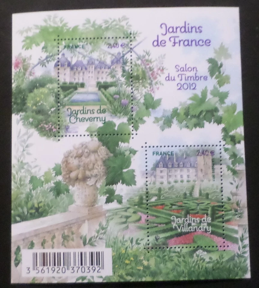 France 2011 All Gardens Cheverny And Villandry F4580 New, MNH - Image 1 of 1