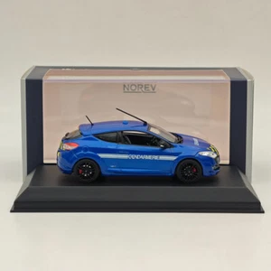 Norev 1/43 Renault Megane R.S. GENDARMERIE Diecast Models Car Collection Blue - Picture 1 of 7