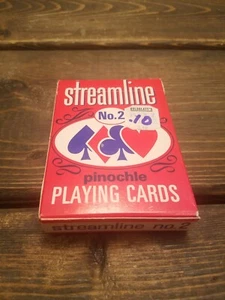 Vintage ARRCO Streamline No.2 Pinochle Playing Cards Sealed New Chicago IL - Picture 1 of 12