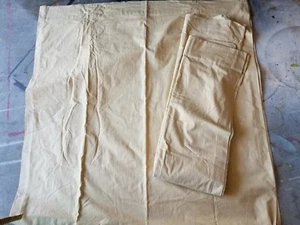 Restoration Hardware "Textured Cotton - Yellow" Lined Panels 50 X 108 - 2 Panels - Picture 1 of 7