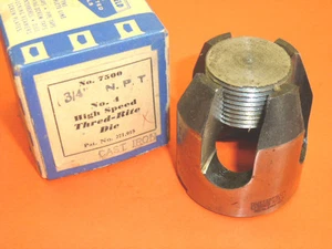 NOS! BUTTERFIELD 7500 THRED-RITE 3/4" NPT 14 No. 4 ACORN DIE, #668, CAST IRON - Picture 1 of 1