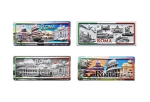 Calamita Magnete Frigo Souvenir Roma Stampa Monumenti in Alto Rilievo Magnets - Foto 1 di 5