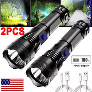 Lamparas de mano recargables led linternas alta potencia 1000000 lumens potente - Picture 1 of 13