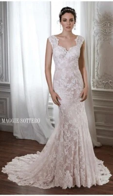 Maggie Sottero "Londyn" Wedding Dress Size 12 - Image 1 of 4