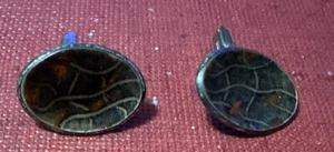 CELLINI Creation Hand Crafted Sterling Cufflinks cuff links pair - Picture 1 of 2