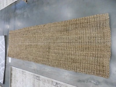 NATURAL 2'-6" X 8' Pulled Threads Rug, Reduced Price 1172568772 NF447A-28 - Image 1 of 3