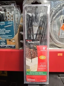 TimberLOK 8" Structural Wood Screws (12 Pack) FMTLOK08-12 - Picture 1 of 1