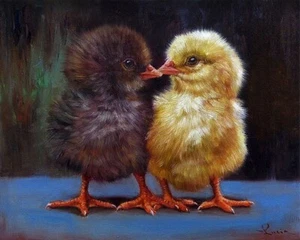 The Kiss ART PRINT by Lucia Heffernan Image Size 15 1/8" x 12" - Picture 1 of 1