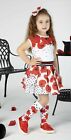 Adee S201515 Annie Poppy Skirt And Top Set Age 14 10 11 12 Rrp 85 Bnwt