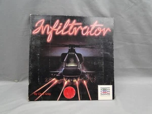 Gioco Infiltrato Vintage IBM PC jr DOS Floppy 1986 Mindscape CIB - Foto 1 di 12