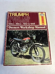 Triumph Tiger Cub and Terrier Owners Workshop Manual : '52-'68, Paperback by ... - Picture 1 of 4