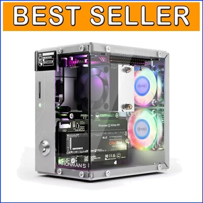 All-in-One Raspberry Pi 5 Case with OLED Display & Safe Shutdown Feature - Image 1 of 4