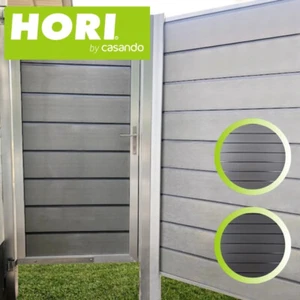 HORI Design Zauntor 180x90 cm Gartentor Tor WPC Sichtschutzzaun Stecksystem - Bild 1 von 9
