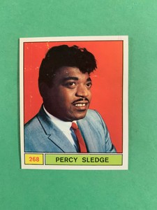 1969 PANINI SINGERS FIGURE N°268 PERCY SLEDGE REC.