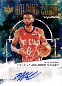 Signartures 2020-21 Court Kings Holding Court Nickeil Alexander-Walker automático/99 - Imagen 1 de 2