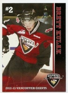 12/13 VANCOUVER GIANTS TEAM ISSUE Hockey (Assorted) U-Pick From List