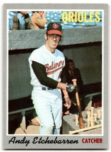 1970 Topps Baseball Andy Etchebarren Baltimore Orioles #213