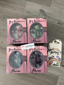 Gary Baseman Ahwroo x 3D Retro Exclusive Vinyl LE 200 Color Set Of 4 In Hand New - Picture 1 of 3