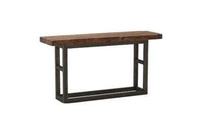 Mesa consola Pottery Barn Griffin 68’’ de madera recuperada Foto 1 de 2