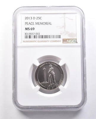 2013-D Washington Quarter Perry's Peace Memorial MS69 NGC *0021 - Image 1 of 3