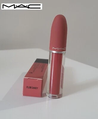 New MAC Retro Matte Lipsticks LUSTRE LIP GLOSS Lipstick PLUM DANDY Shade 4.5g