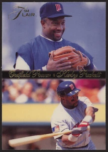 1994 Flair #8 Kirby Puckett Outfield Power Twins - Imagen 1 de 24