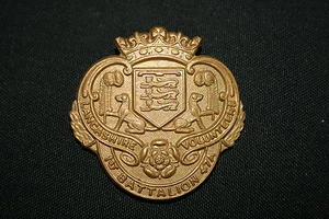LANCASHIRE VOLUNTEERS 1ST BATTALION 47A CAP BADGE QUALITY COPY - Imagen 1 de 2