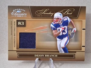 2006 Donruss Classics - Sunday's Best Deion Branch #SB-15 Jerseys /250 (MEM) - Picture 1 of 2