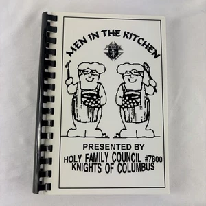 Men in the Kitchen Knights of Columbus Stratford NJ Recipe Cookbook 1996 Spiral - Bild 1 von 8