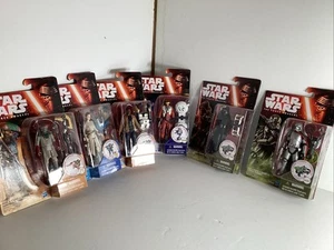 Star Wars The Force Awakens Disney Hasbro 3.75" Lot of 6 - Picture 1 of 4