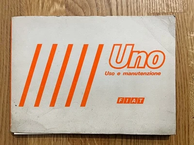 FIAT Uno - USO E MANUTENZIONE – 4ª Edizione - marzo 1983 - 60000 copie - Immagine 1 di 4