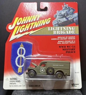 Johnny Lightning Lightning Brigade WWII WC-54 Military Police Diecast Patch New - Image 1 of 3