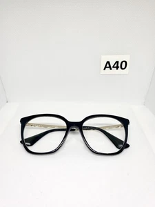PRADA VPR 11T 1AB-1O1 Black & Gold EYEGLASS FRAMES 53-17-140 Italy - Picture 1 of 4