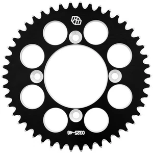 Primary Drive Rear Aluminum Sprocket 46 Tooth Black For Honda CRF110F 2013-2025 - Picture 1 of 2