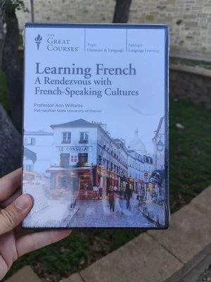 New Sealed Great Courses Learning French: A Rendezvous... 6 DVD Set - No Book  - Image 1 of 3
