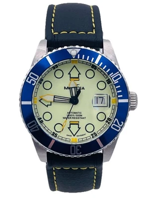 Orologio Mondia Sub MS6767YBP759 Swiss Sellita Sw200 500m 43mm Scontatissimo New - Immagine 1 di 4