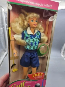 Vintage Mattel Barbie Golf Date 1992 Target Exclusive Rare #10202 NEW - Picture 1 of 9