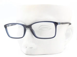 Versace MOD 3163 5111 Eyeglasses Glasses Crystal Dark Blue Silver Logo 52-17-140 - Picture 1 of 8