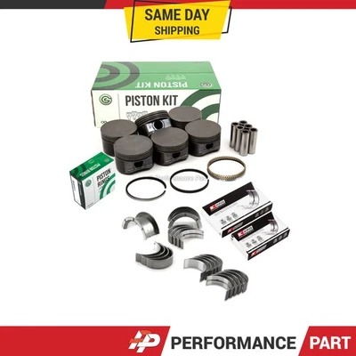 Pistons Main Rod Bearings for 97-09 Ford Mercury Mazda 4.0L V6 SOHC 12v VIN K E - Image 1 of 4