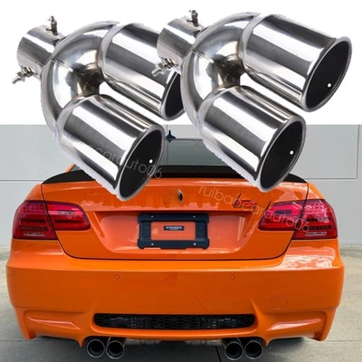 For 2013 BMW M3 Coupe Rear CarDual Exhaust Pipe Muffler Tip Throat Tail pipe Foto 1 de 4