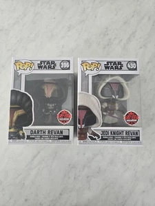 Funko Pop Darth Revan #396 & Jedi Knight Revan #430 Gamestop Canada Exclusive - Picture 1 of 6