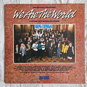 We Are The World USA For Africa Vintage Vinyl 1985 LP Columbia Various Artists - Picture 1 of 11