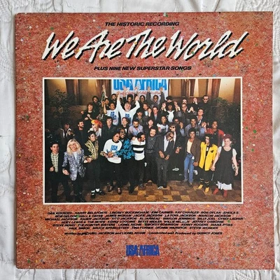 We Are The World USA For Africa Vintage Vinyl 1985 LP Columbia Various Artists - Image 1 of 4