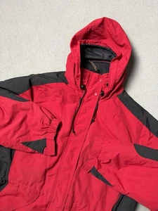 Chaqueta LL Bean para mujer XL roja Thinsulate 3M abrigo de esquí con capucha cálida parka al aire libre - Imagen 1 de 10