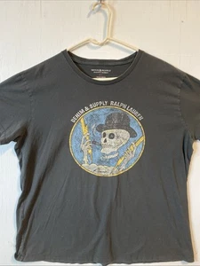 Ralph Lauren Polo Skull Military Bolt Denim Supply Sportsman Aztec T-Shirt XL - Bild 1 von 7