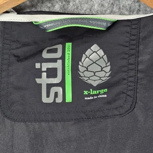 STIO Downwater Anorak Men's XL Black 1/2 Zip Hooded Jacket Outdoors Sportswear - Picture 1 of 19