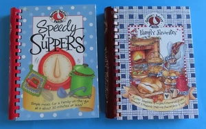 Gooseberry Patch “Speedy Suppers” & “Family Favorites” Lot of 2 Cookbooks - Foto 1 di 9