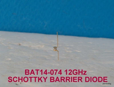  BAT 14-074 SIEMENS  12GHz SCHOTTKY  MEDIUM  BARRIER  DIODE  GOLD VERY RARE - Image 1 of 4