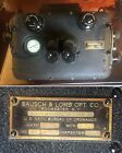 UNUSUAL RARE WWII WW2 NAVY STEREO TRAINING INSTRUMENT BAUSCH &amp; LOMB 