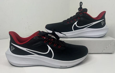 NFL Atlanta Falcons NIKE AIR ZOOM PEGASUS 39 Black DR2037-001 Men's Size 12 Cover